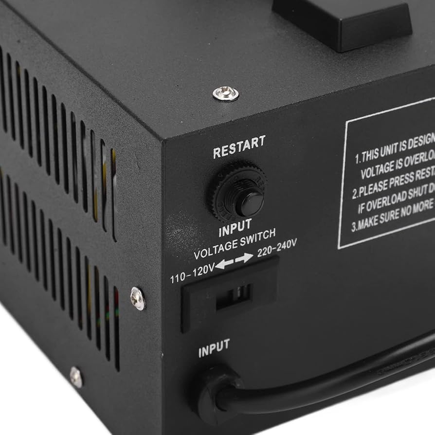 Amazon.co.jp: 電圧変換器 変圧器 鉄 ABS 赤銅 AC110V 220V 出力